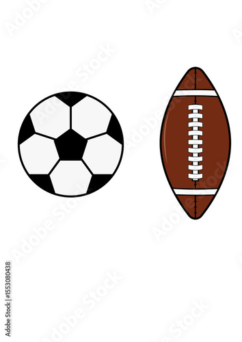 football, ragby ball