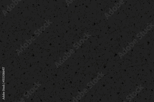 Black handmade paper texture with speckled gritty organic inclusions for projects