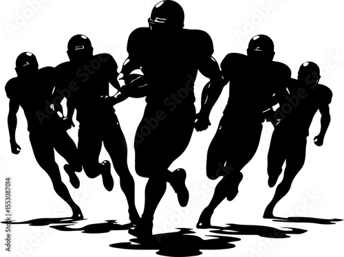 American football, football, players, NFL, trophy, 