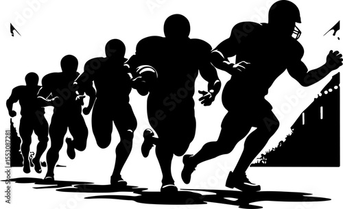 American football, football, players, NFL, trophy, 