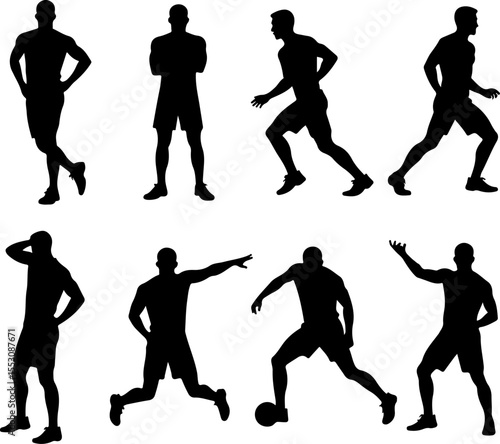 American Football Player Vector Bundle