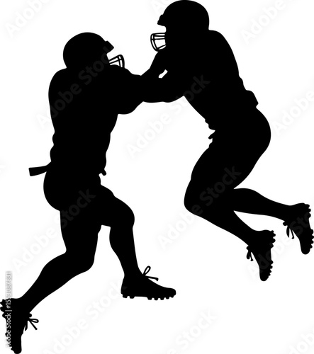 American Football Player Vector Bundle