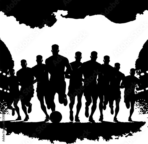 American Football Player Vector Bundle