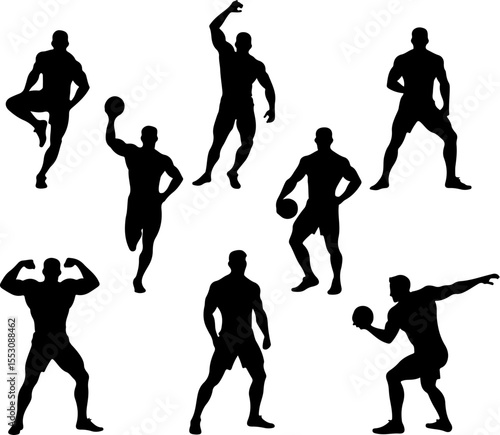 American Football Player Vector Bundle