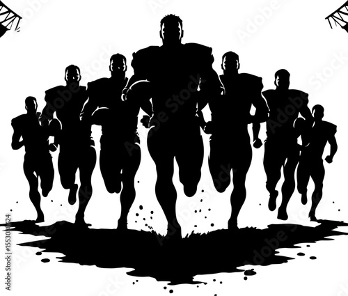 American Football Player Vector Bundle