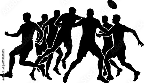 American Football Player Vector Bundle