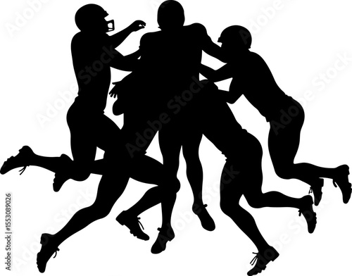 American Football Player Vector Bundle