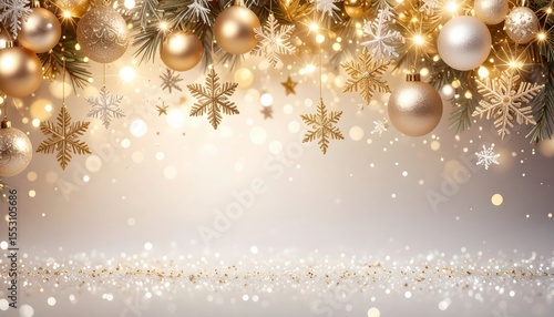 Festive christmas decoration winter wonderland digital artwork magical atmosphere eye-level perspective celebratory spirit