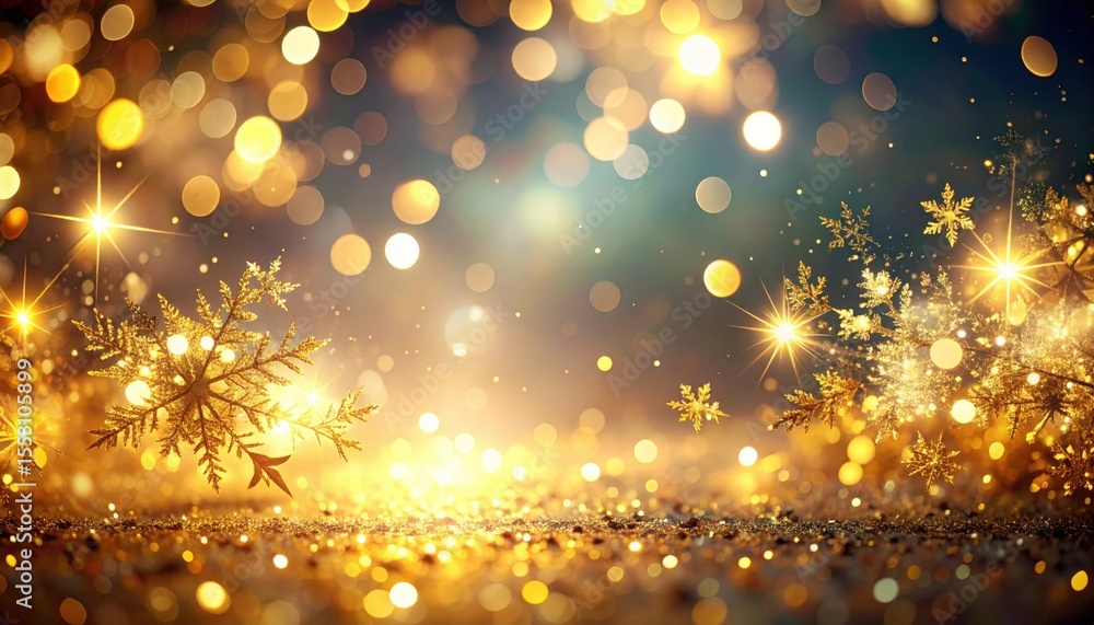 Obraz premium Winter wonderland celebration enchanted forest digital artwork festive environment close-up viewpoint magical atmosphere for holiday decor
