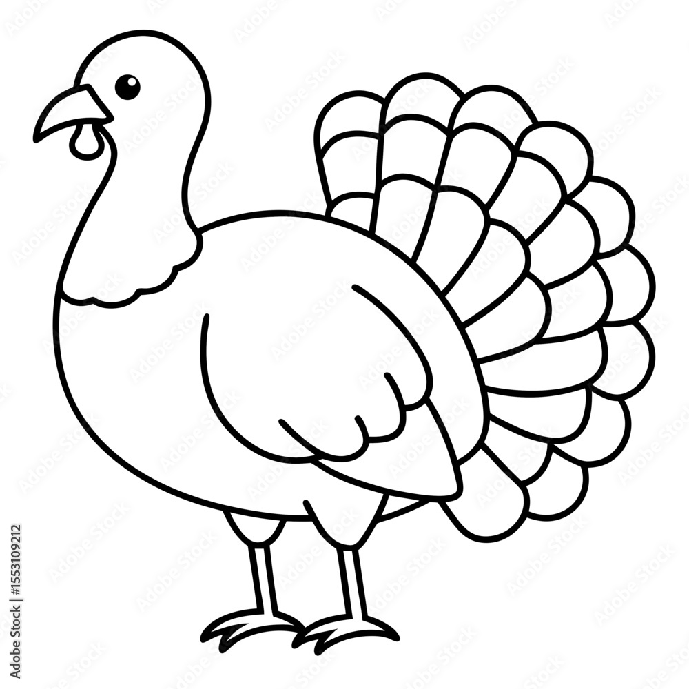 Minimalist Turkey Line Art Minimalist Turkey Line Art