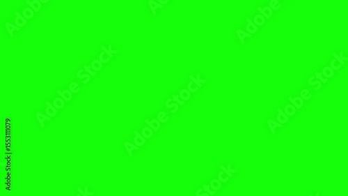 Countdown Timer 10 to 0 with Green Screen – Red Text with White Outline – 4K UHD