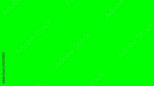 Countdown Timer 10 to 0 with Green Screen – Blue Text with Black Outline – Full HD 1080p