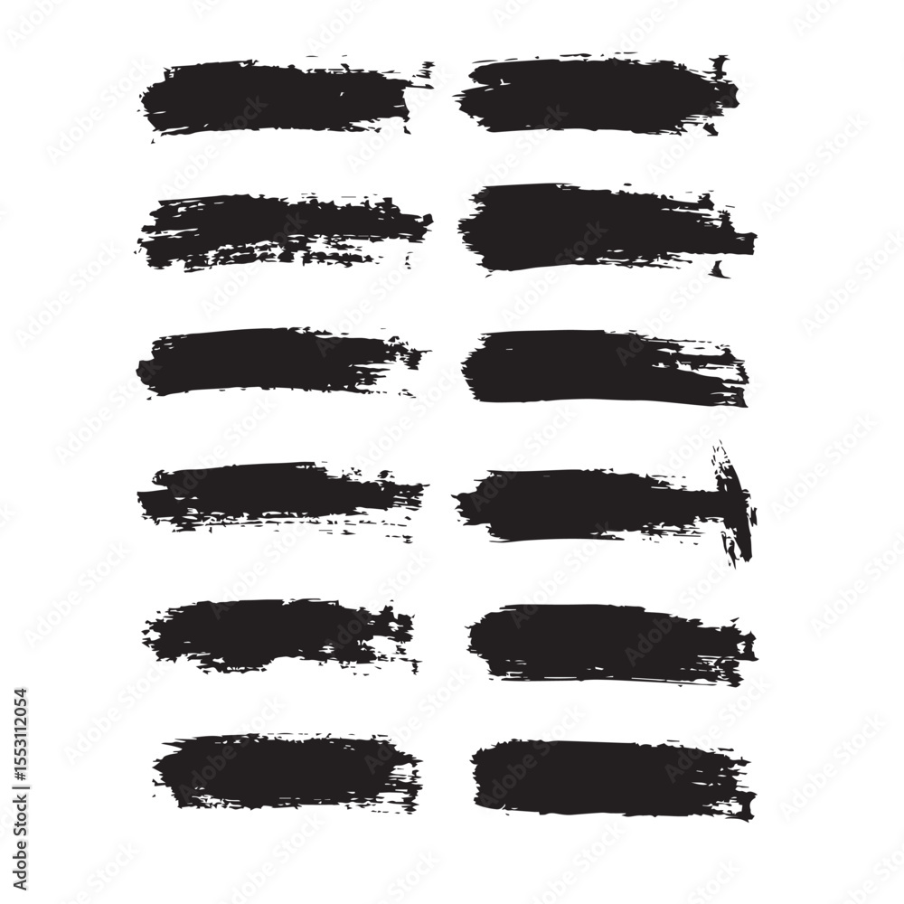 Rectangular composition of ink stencil brush strokes and grunge lines featuring scattered paint splashes and drop effects, perfect for text highlights, callouts, or bold visual accents. Includes dirty Rectangular composition of ink stencil brush strokes and grunge lines featuring scattered paint splashes and drop effects, perfect for text highlights, callouts, or bold visual accents. Includes dirty