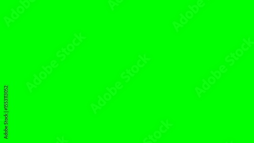 Countdown Timer 10 to 0 with Green Screen – Orange Text with Black Outline – Full HD 1080p