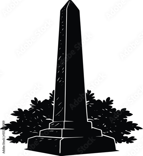 Silhouette of an Obelisk
