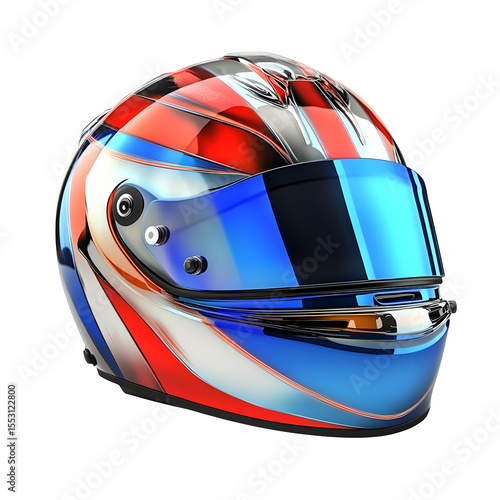 3D racing helmet with glossy fi high quality commercial stock photo clean simple design detail background image clear visual high quality commercial stock photo clean simple design detail background i