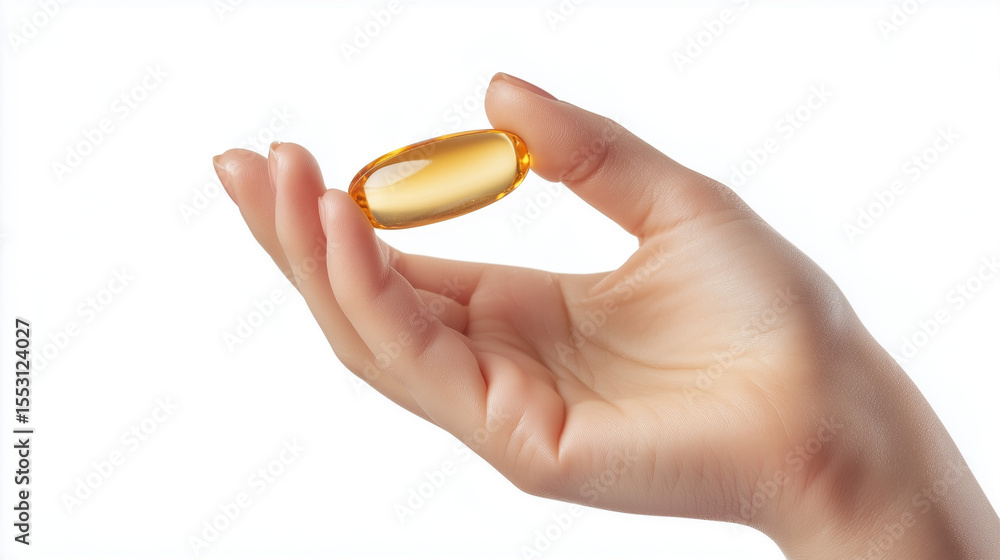 hand holding a pill hand holding a pill