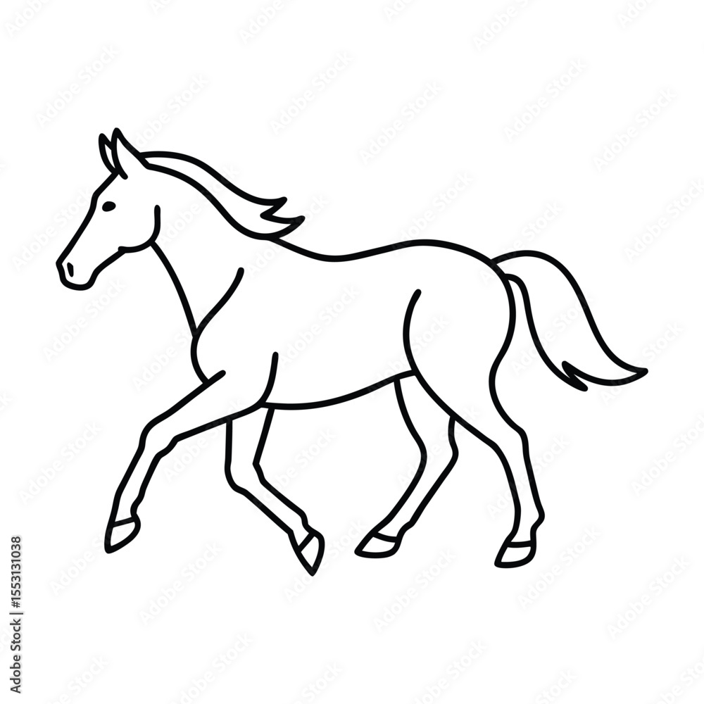horse silhouette vector horse silhouette vector