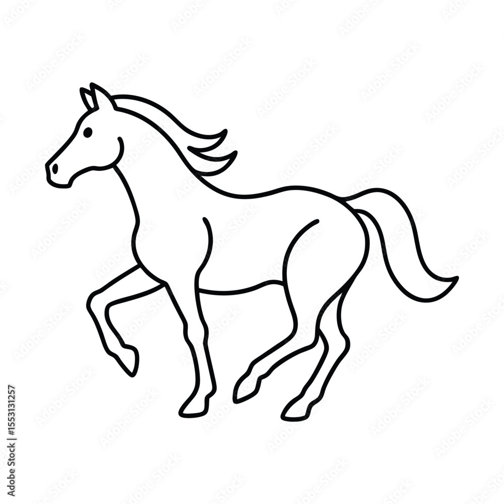 horse vector illustration horse vector illustration