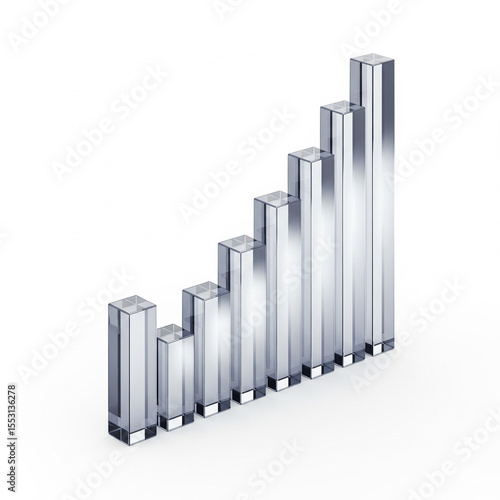 business graph with arrow