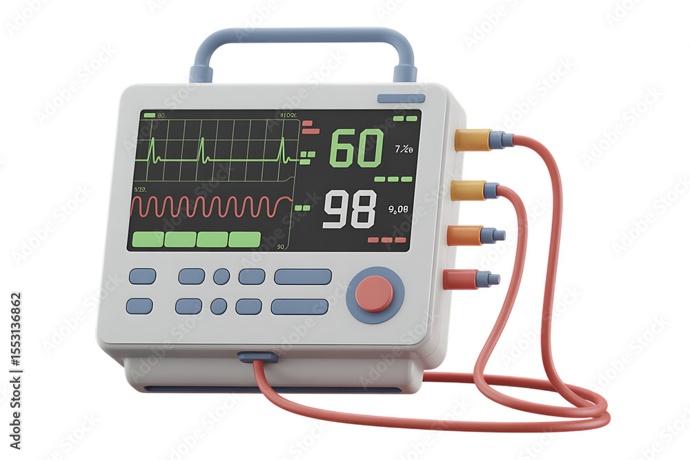 Fototapeta premium Medical Monitor Display