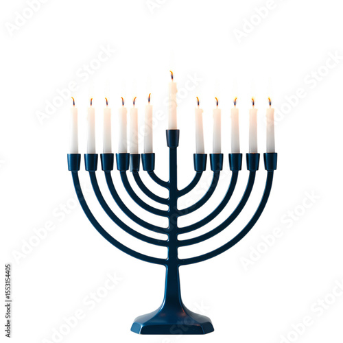 Stunning Menorah: Celebrate Hanukkah with this Elegant Design