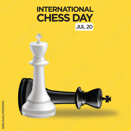 International Chess Day ] yellow background.eps