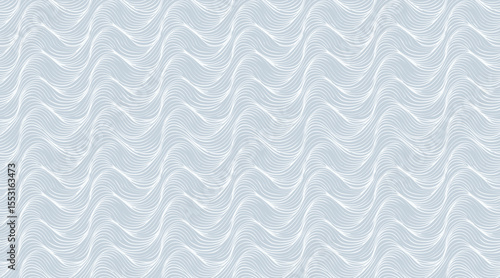 Silky diagonal wave pattern, Seamless abstract blue background with glossy, flowing lines