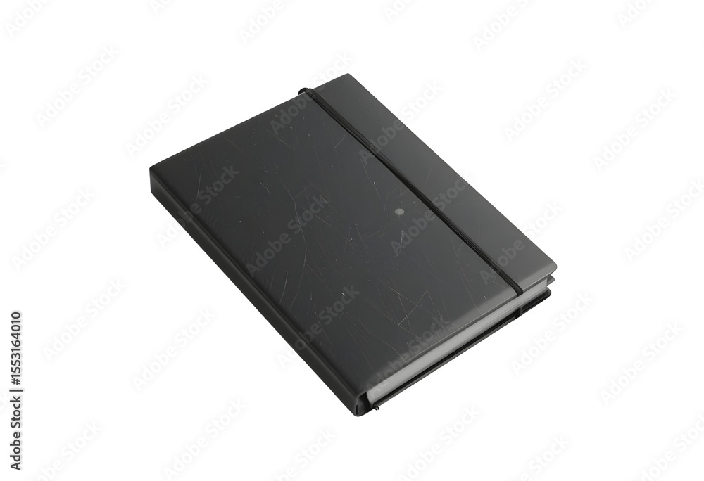 Minimal Black Hardcover Notebook – Professional PNG Isolated for Design and Mockups Minimal Black Hardcover Notebook – Professional PNG Isolated for Design and Mockups