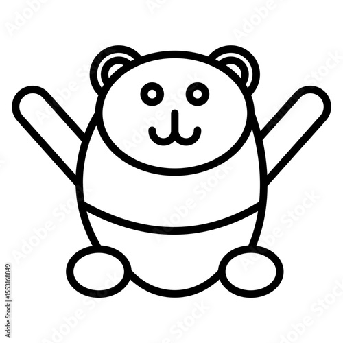 Teddy Vector Icon