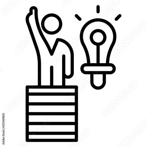 Leadership Voice Vector Icon