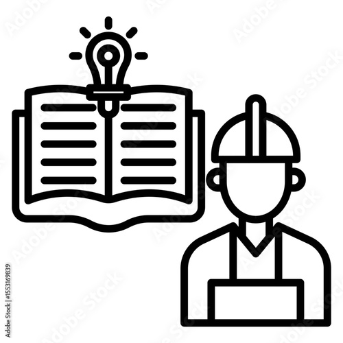 Wisdom Architect Vector Icon