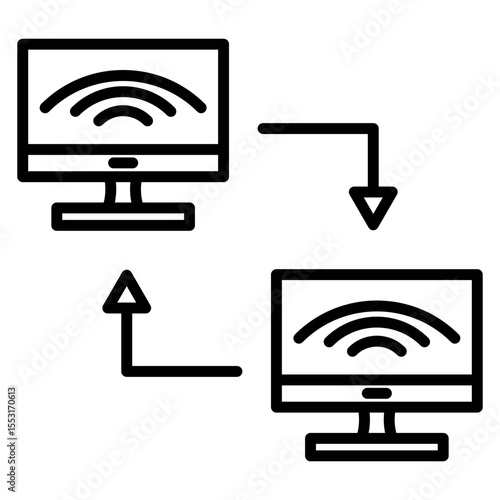 NetTransfer Vector Icon