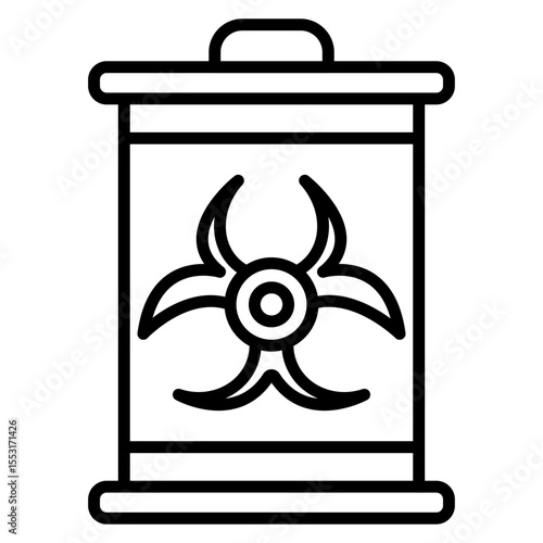 Hazardous Materials Vector Icon