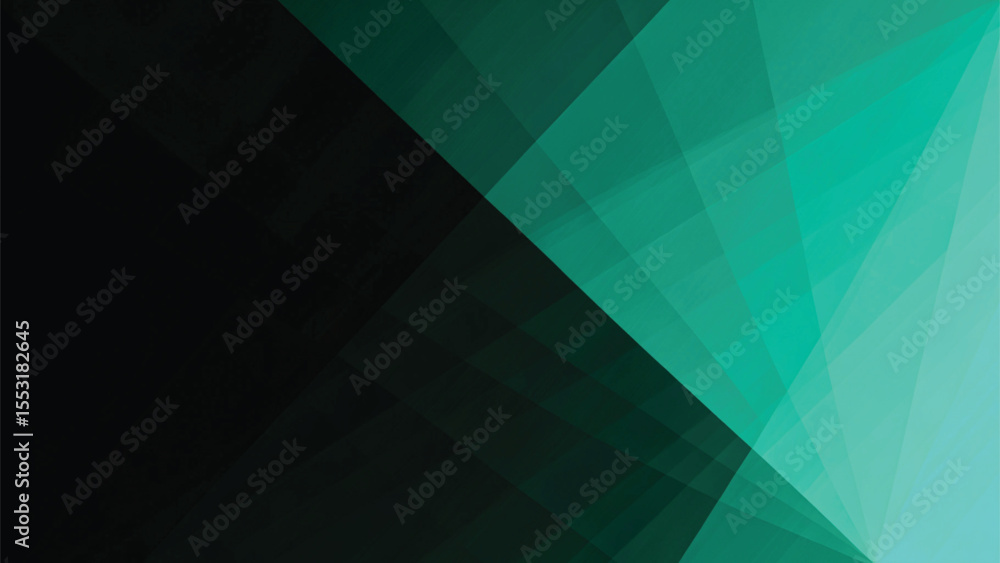 Obraz premium Abstract green background with flowing light lines, a futuristic digital texture illustrating ocean waves