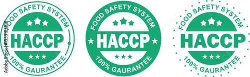 HACCP Certified Logo – Food Safety System Badge, Label, and Icon