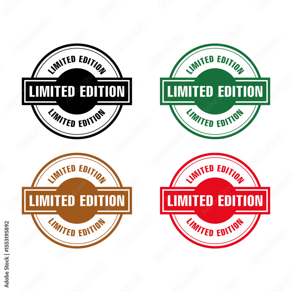Obraz premium Limited edition rubber stamp seal vector