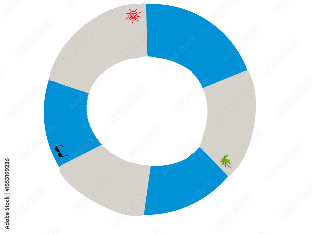Obraz premium swim ring