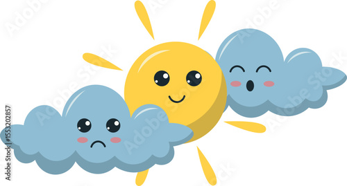 Simple Cute Cartoon Weather Icon