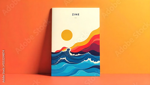 halloween card with skull and bones