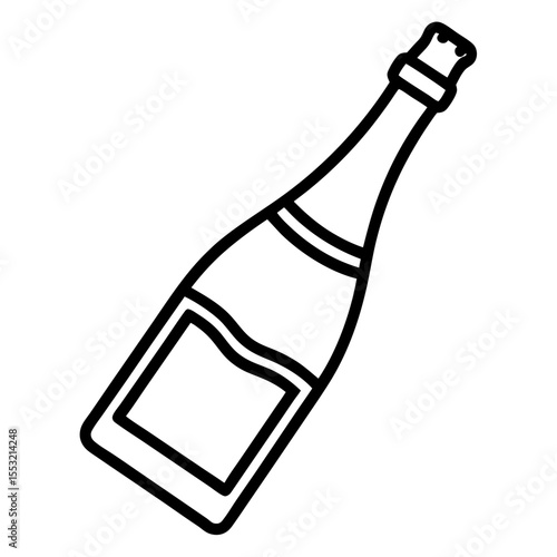 Champagne Bottle Vector