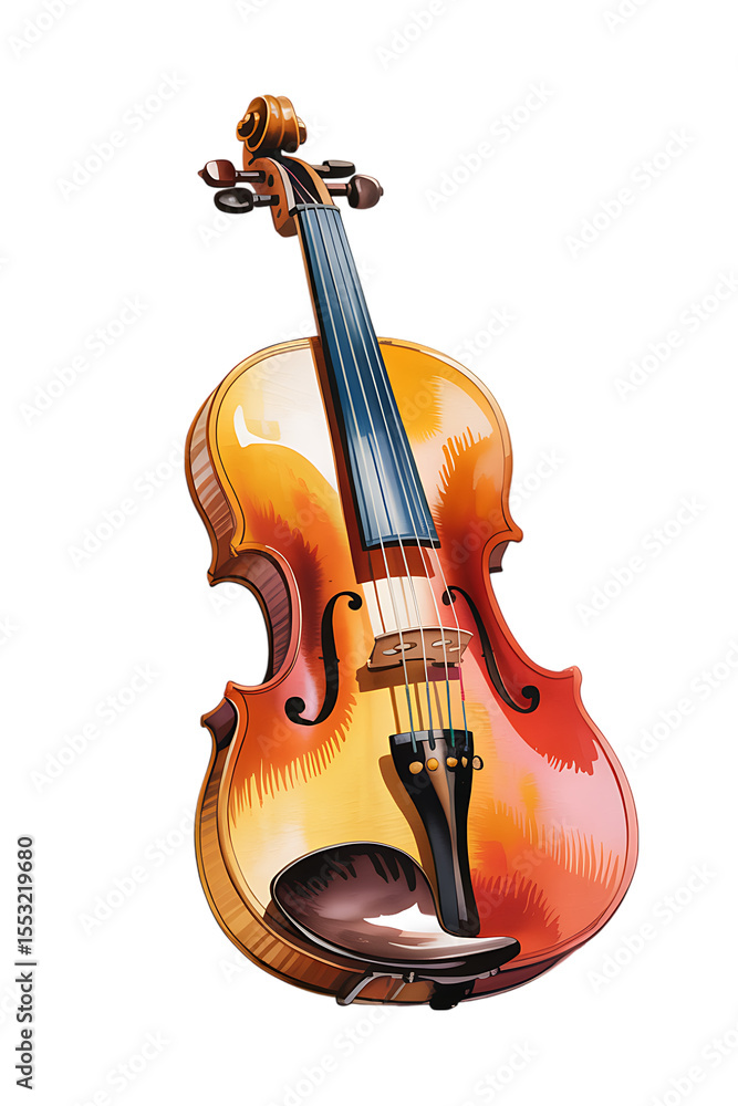 Fototapeta premium Elegant Musical Violin