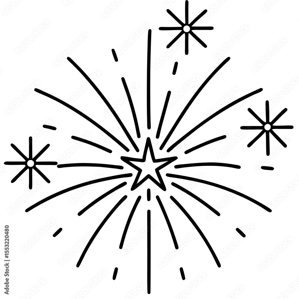 Obraz premium Firework Symbol