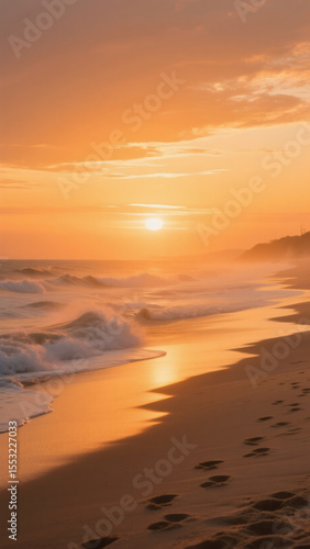sunset at the beach 0070