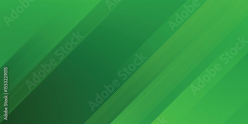 Abstract green sporty background template vector with shiny lines and lights. Green background with strong pattern design.Eps10 vector