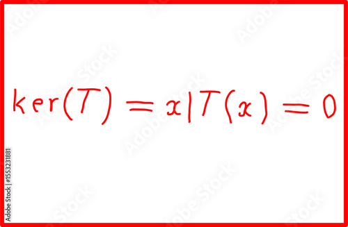 transformation kernel formula, linear transformation algebra
