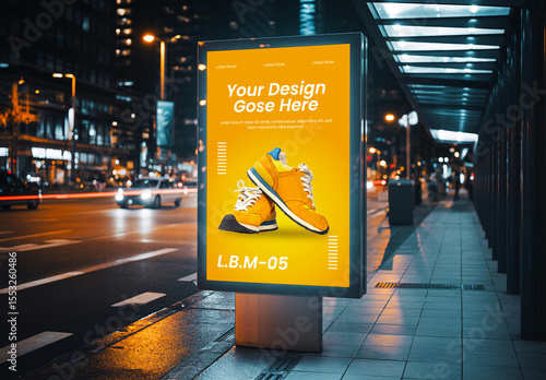 Citylight Poster Advertising Billboard Mockup