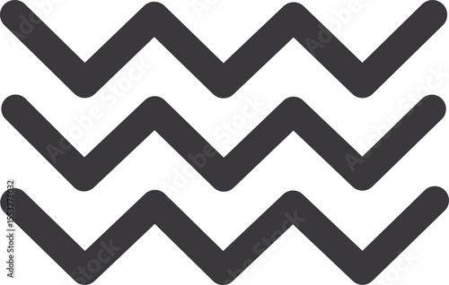 Illustration vectorielle d’un pattern abstrait en zigzag