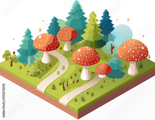 Univers naturel mystique aux tons doux