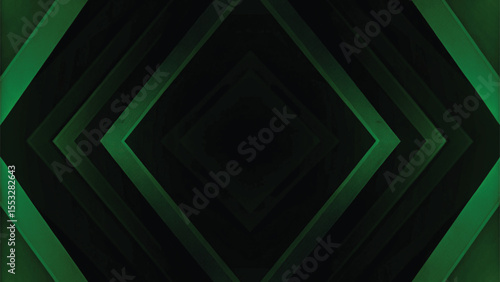 Green abstract background with glowing lines, a futuristic digital design, and a dark, textured pattern